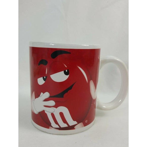 M&Ms Character Ceramic Mug Red Coffee Cup NO original box XE24 - Picture 1 of 5